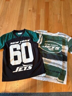 Zara Kids Green & Black New York Jets Tee Duo, M